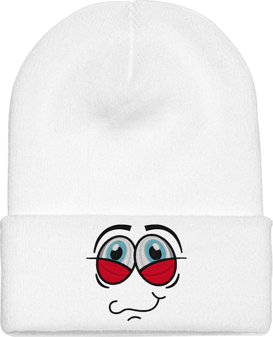 Emoji Happy Eyes Knit Beanie