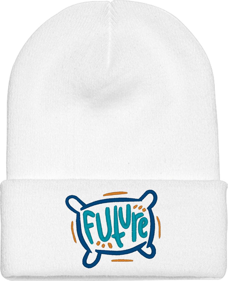 Future Typography Knit Beanie