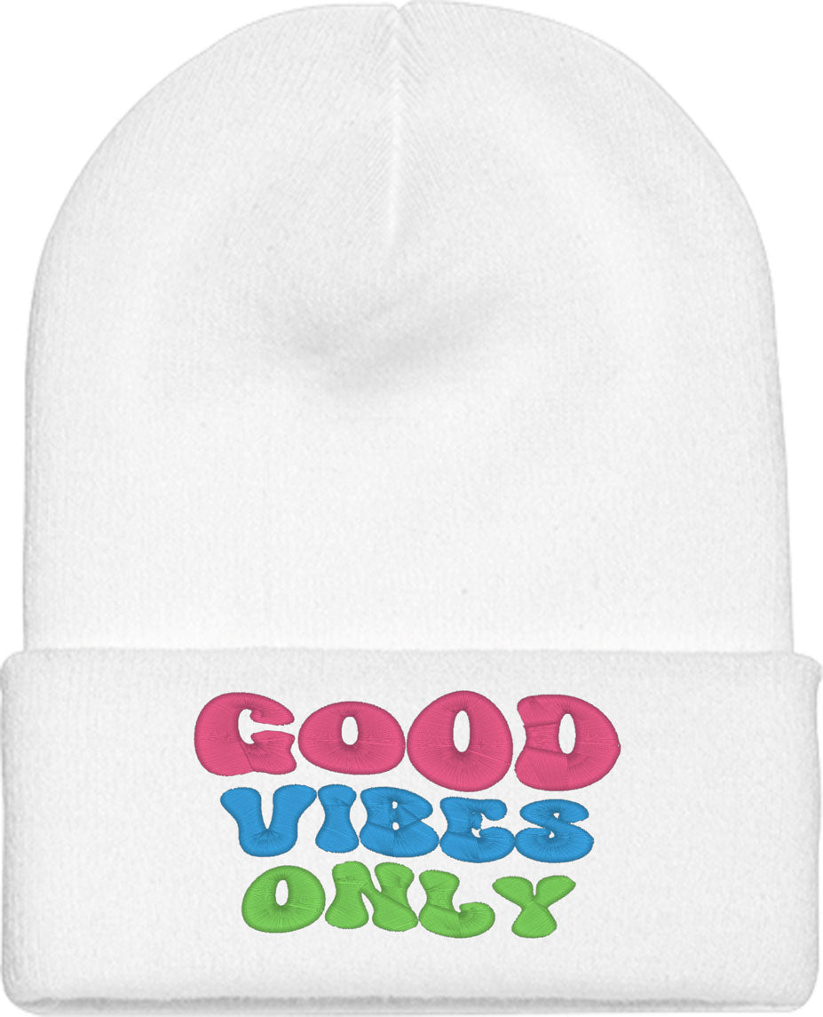 Good Vibes Only Knit Beanie