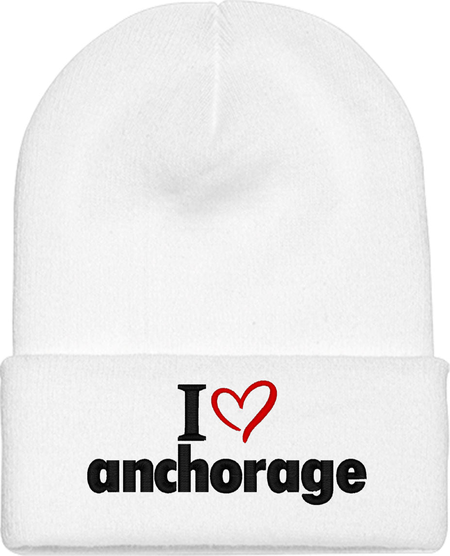 I Love Anchorage Knit Beanie