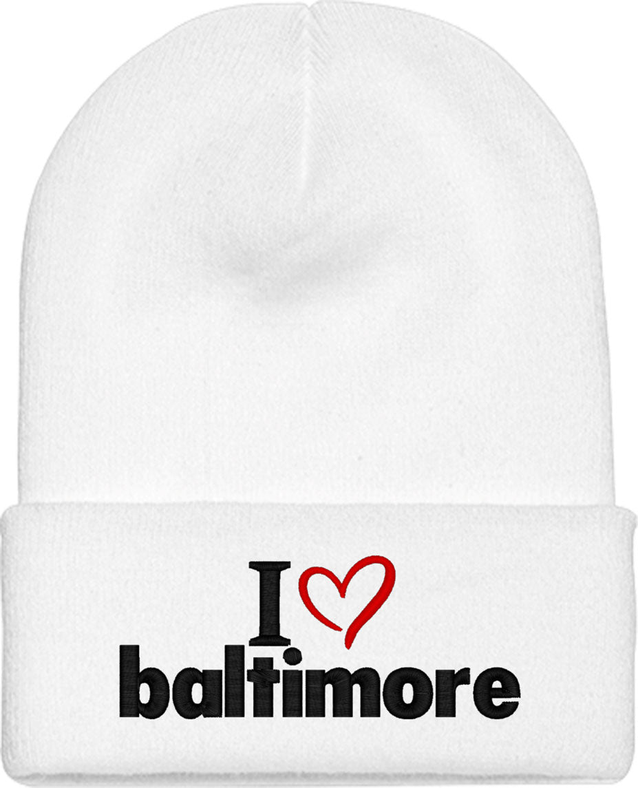 I Love Baltimore Knit Beanie