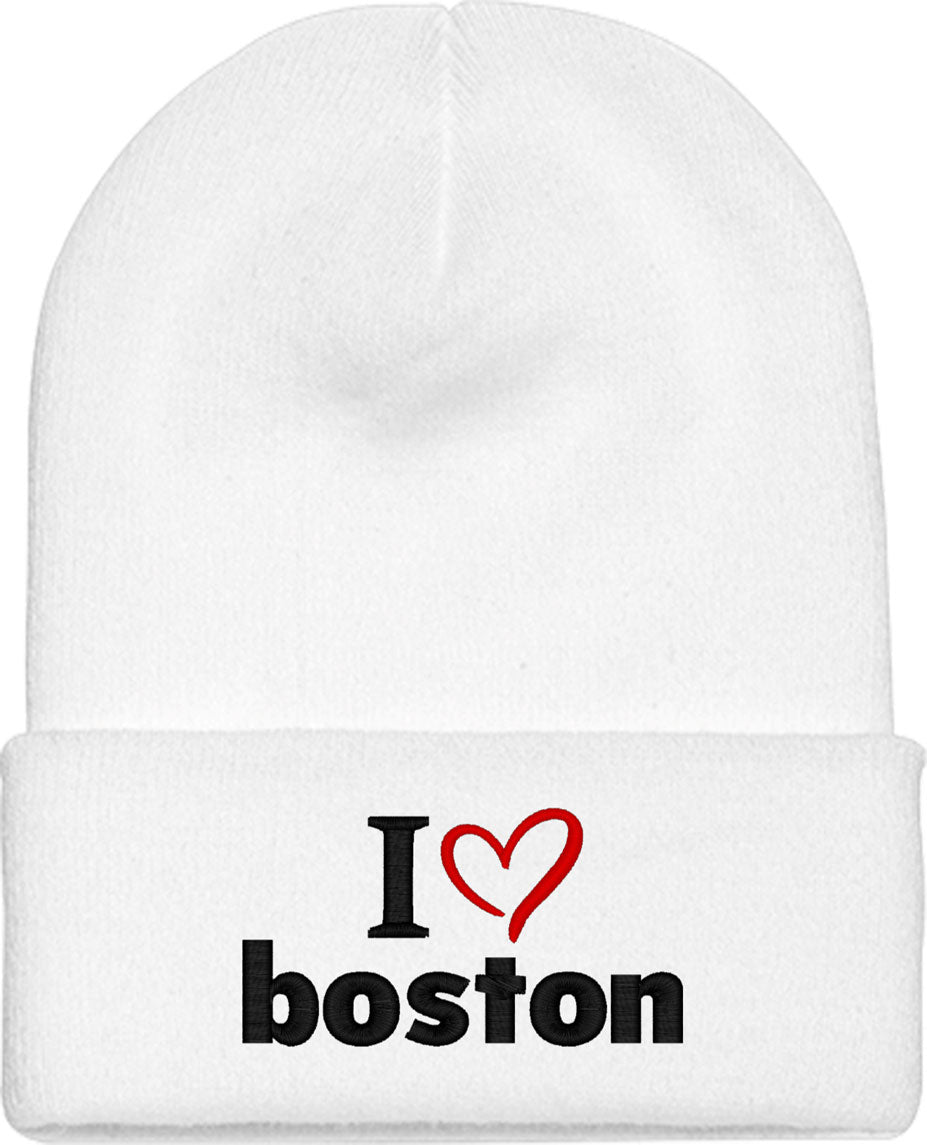 I Love Boston Knit Beanie