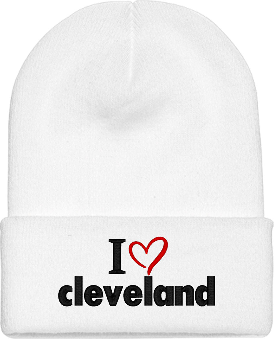 I Love Cleveland Knit Beanie