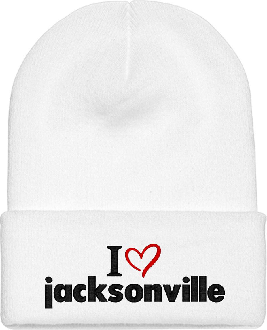 I Love Jacksonville Knit Beanie