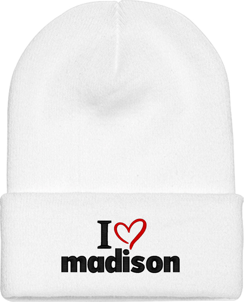I Love Madison Knit Beanie