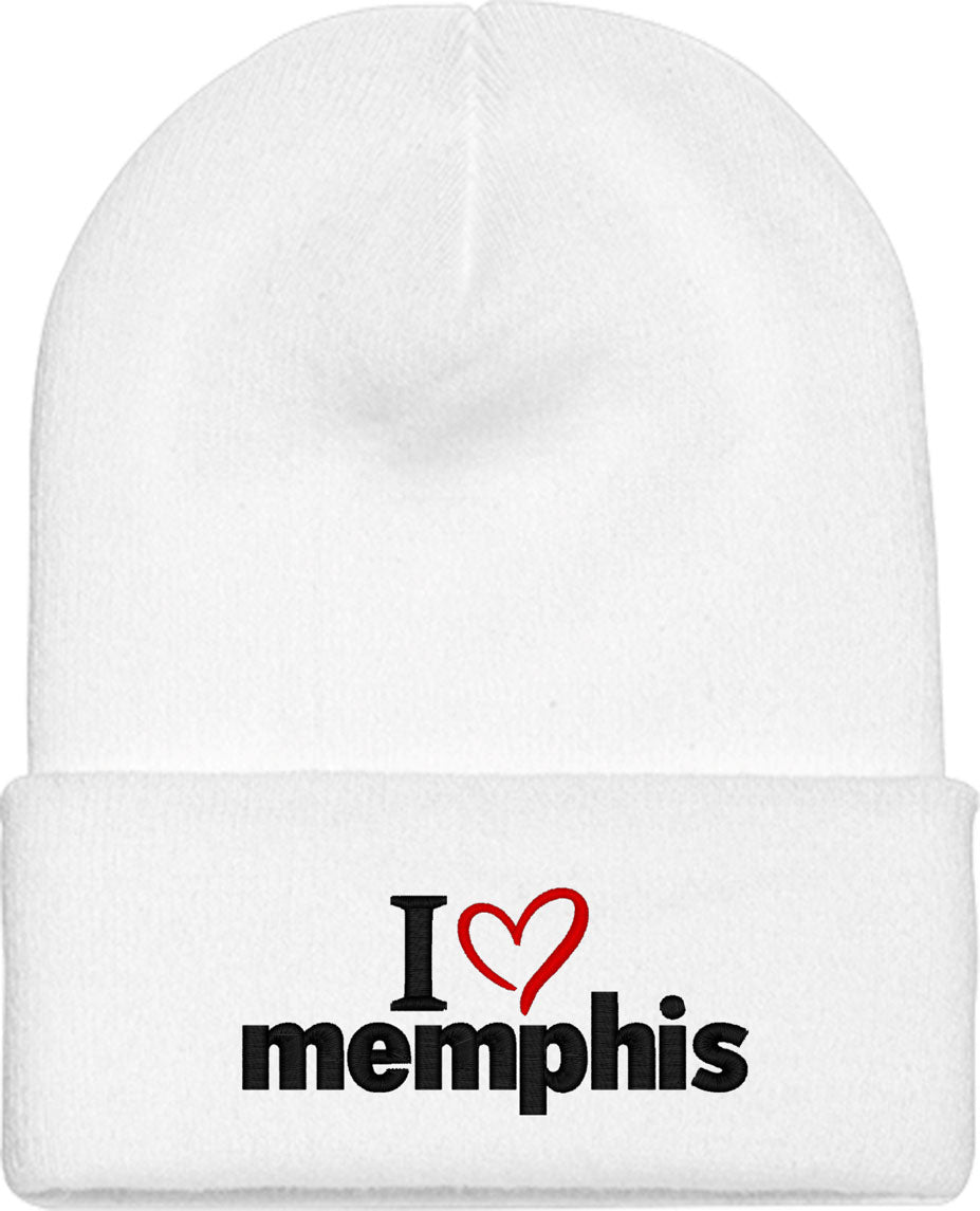 I Love Memphis Knit Beanie