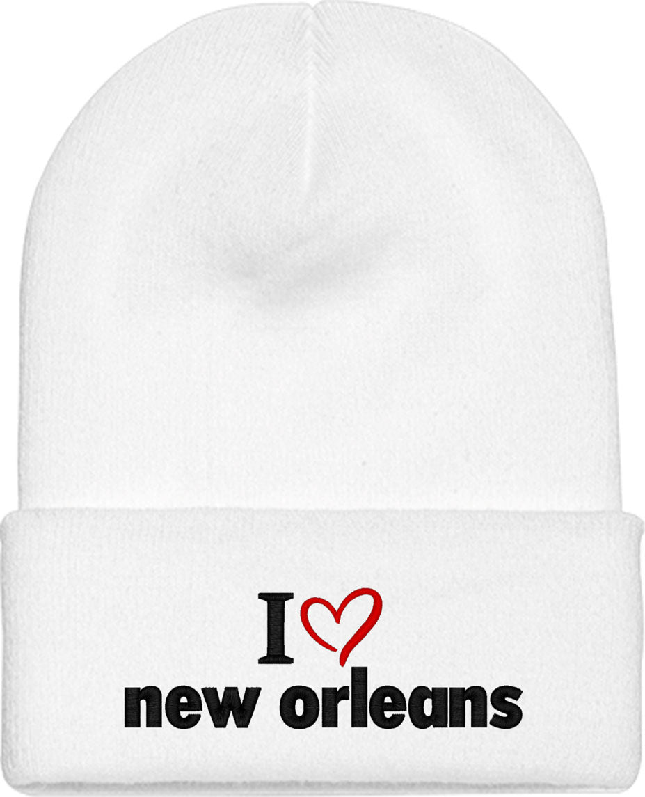 I Love New Orleans Knit Beanie