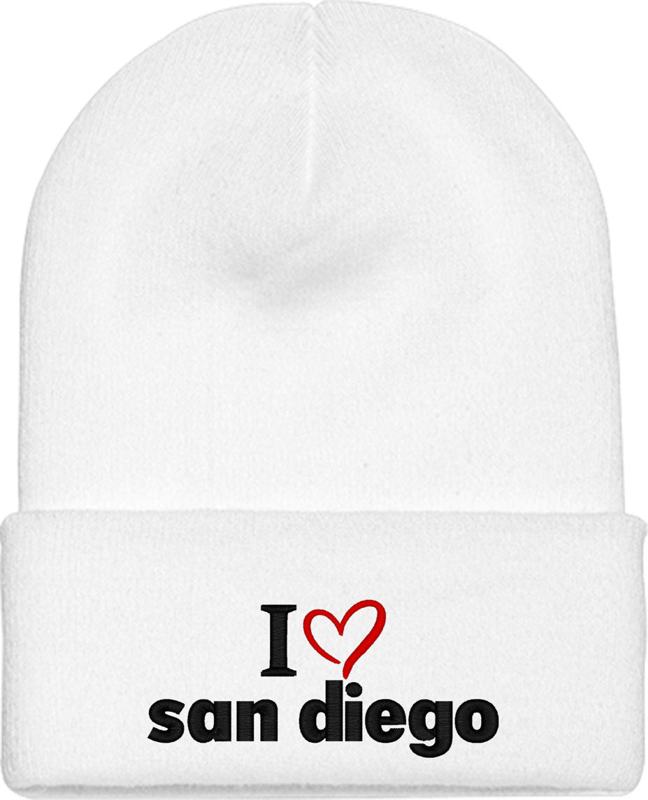 I Love San Diego Knit Beanie
