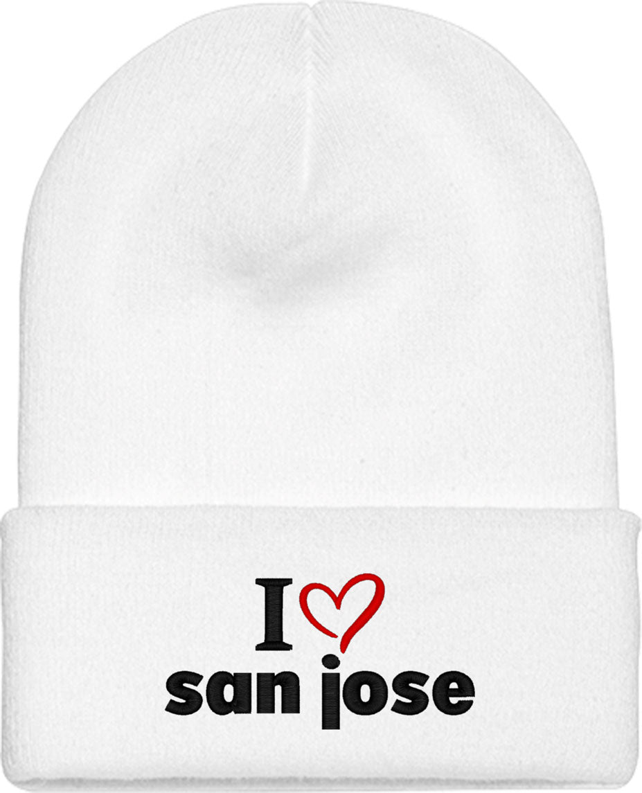 I Love San Jose Knit Beanie