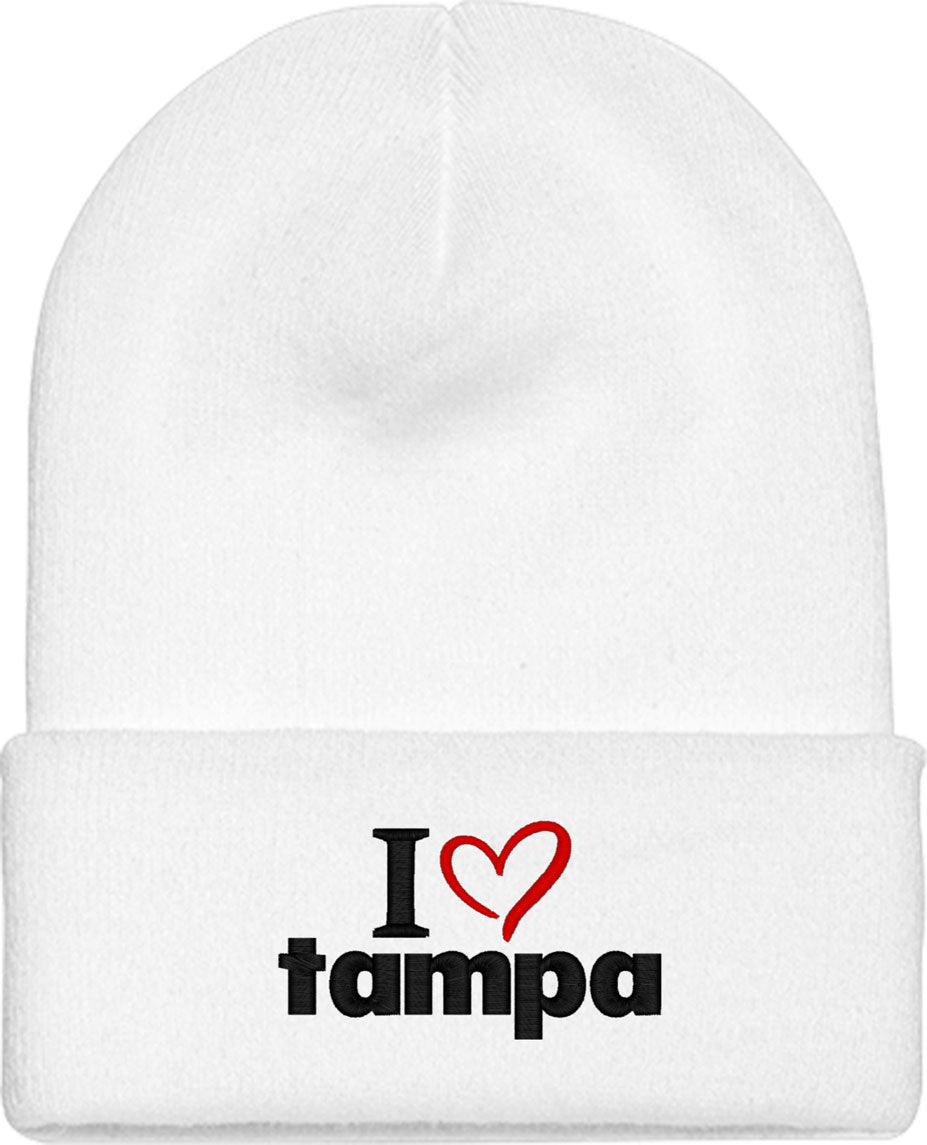 I Love Tampa Knit Beanie