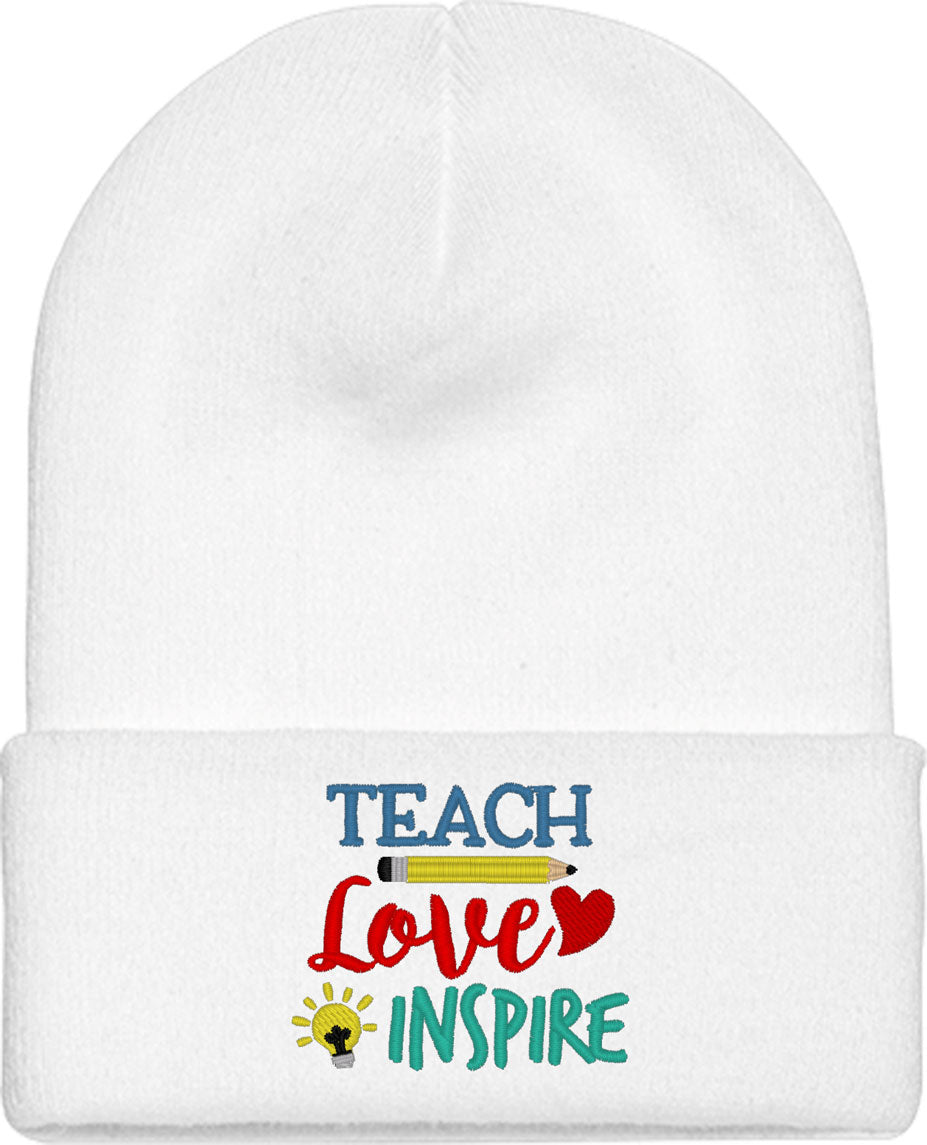 Teach Love Inspire Knit Beanie
