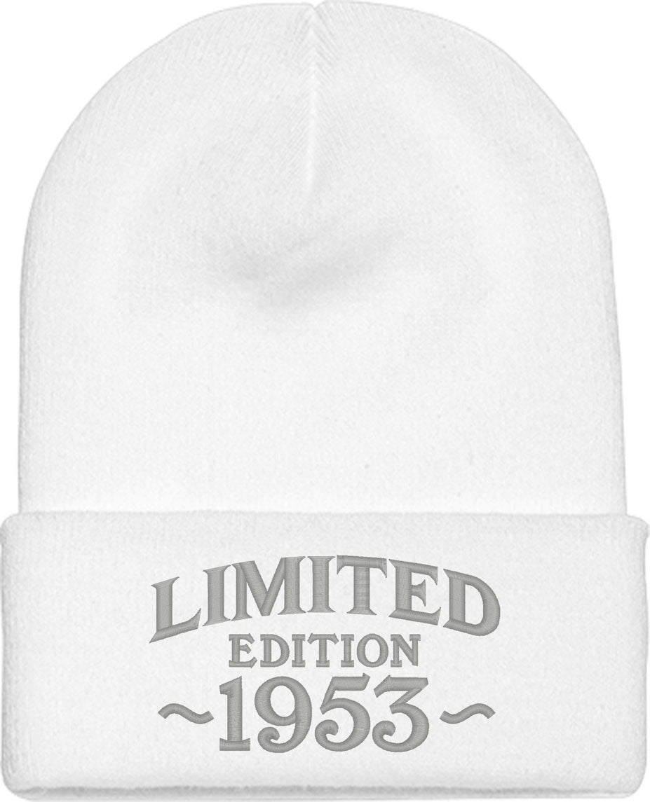 Limited Edition [Custom Year] Birthday Knit Beanie