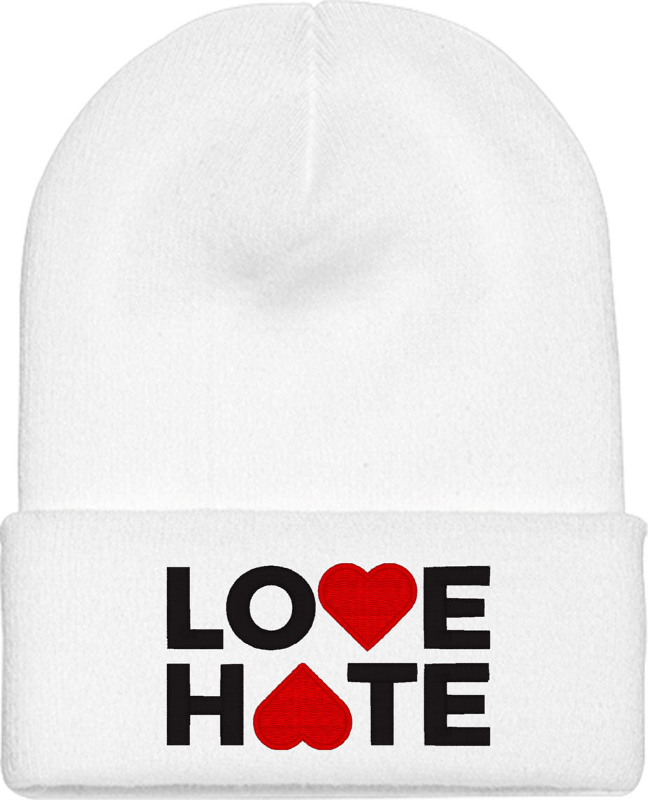 Love Hate Knit Beanie