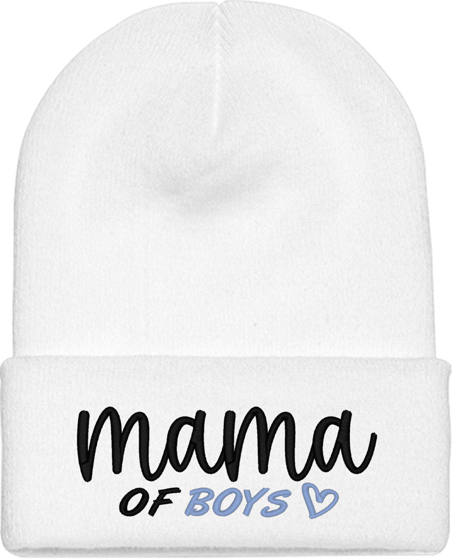 Mama Of Boys Knit Beanie