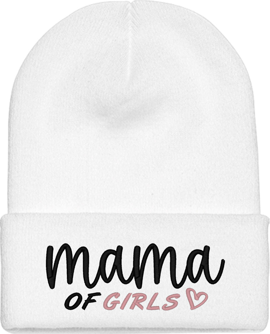 Mama Of Girls Knit Beanie