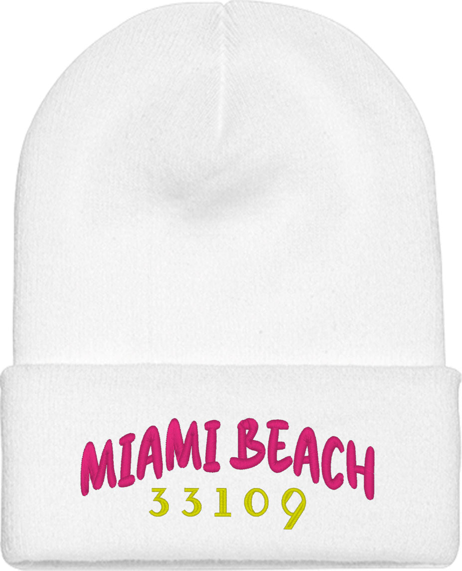 Miami Beach 33109 Knit Beanie