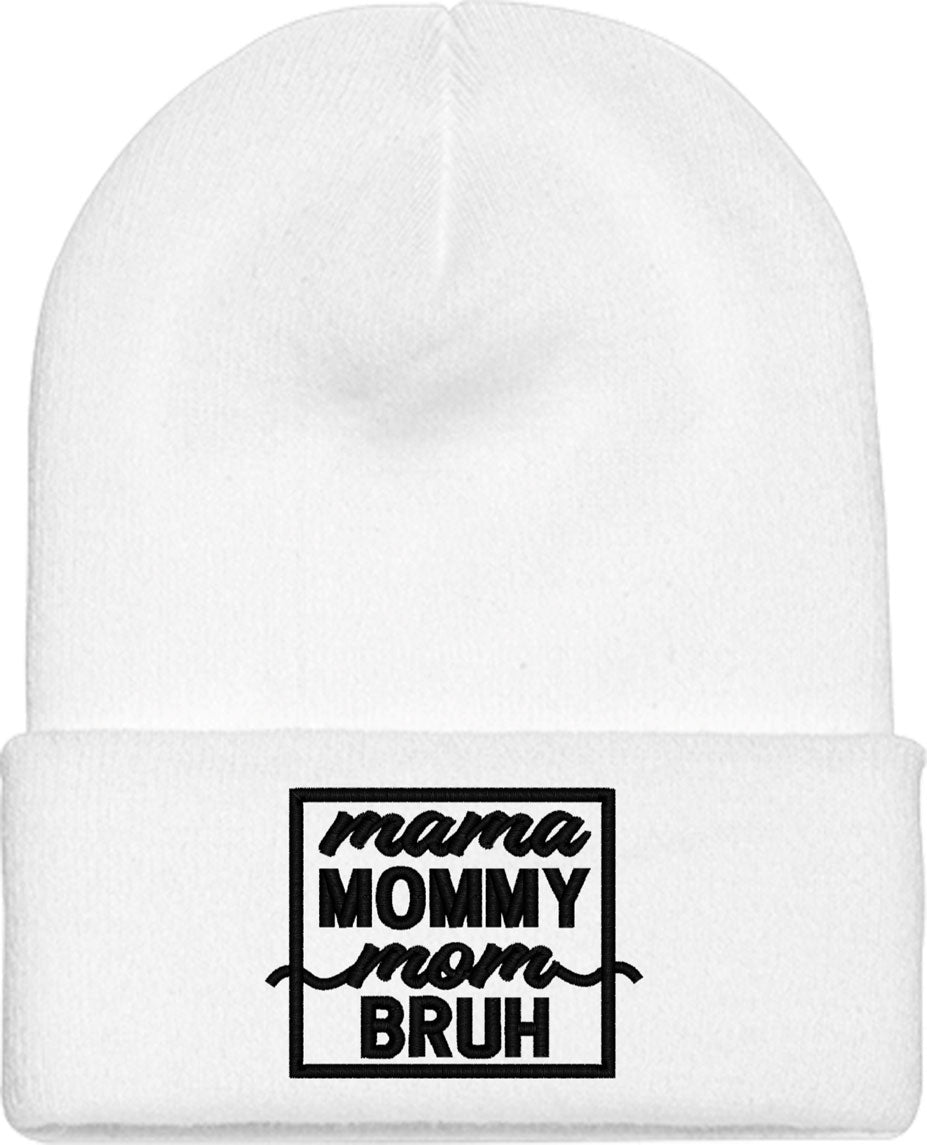 Mama Mommy Mom Bruh Mother's Day Knit Beanie