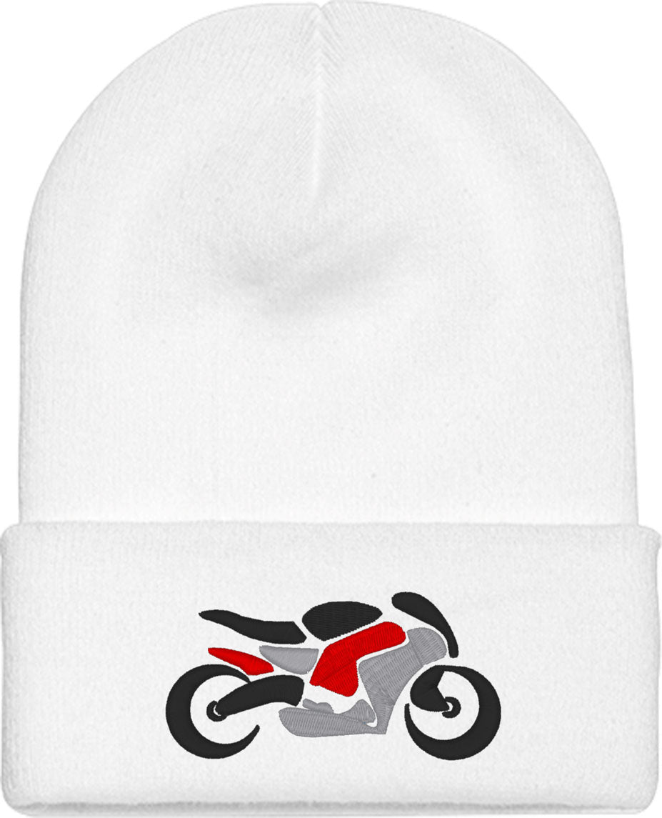 Motorcycle Knit Beanie