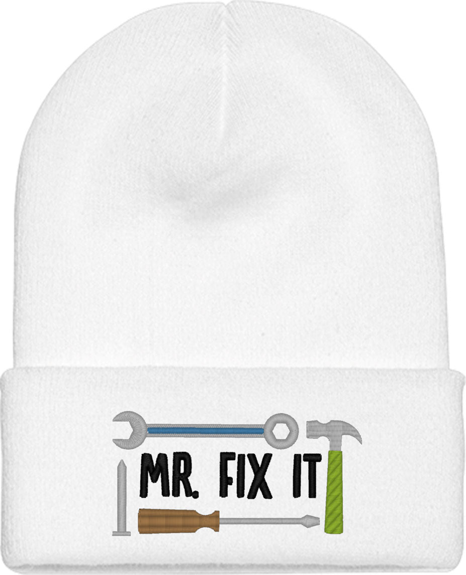 Mr. Fix It Father's Day Knit Beanie