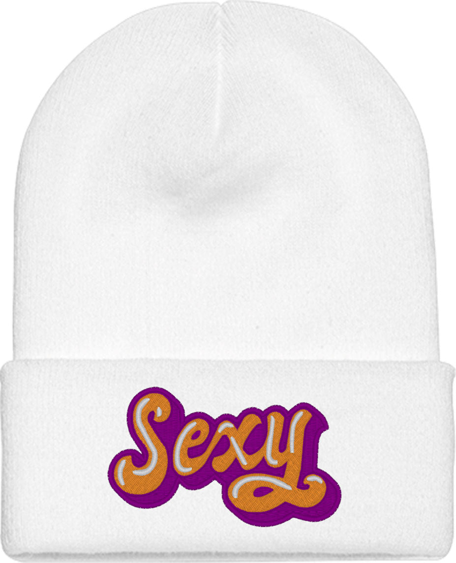 Sexy Script Knit Beanie