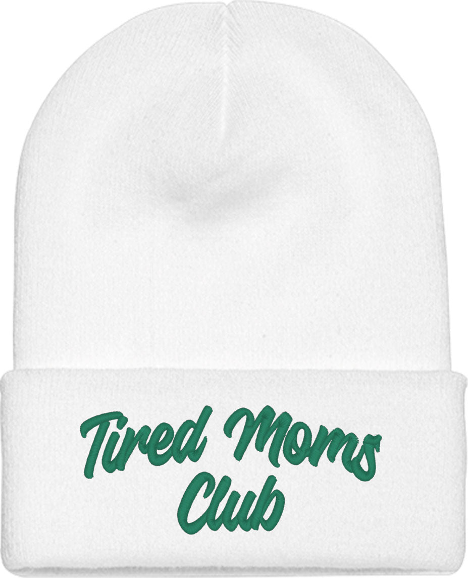 Tired Moms Club Mother's Day Knit Beanie