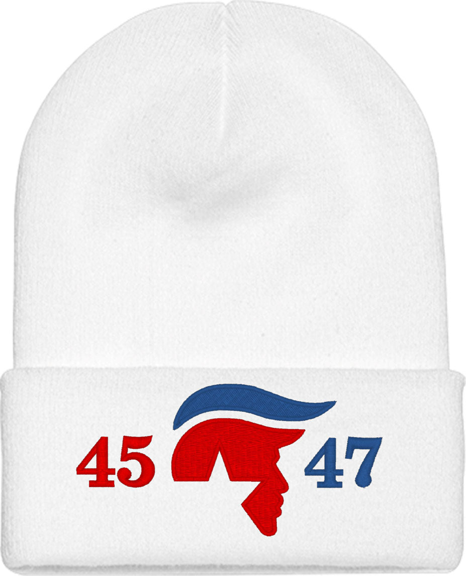 Trump 45 47 2024 Presidential Election Knit Beanie