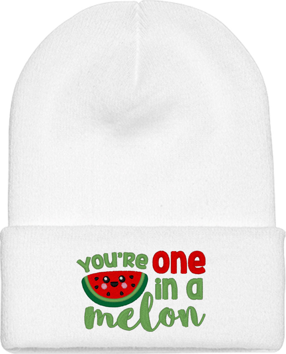 You're One In A Melon Watermelon Knit Beanie