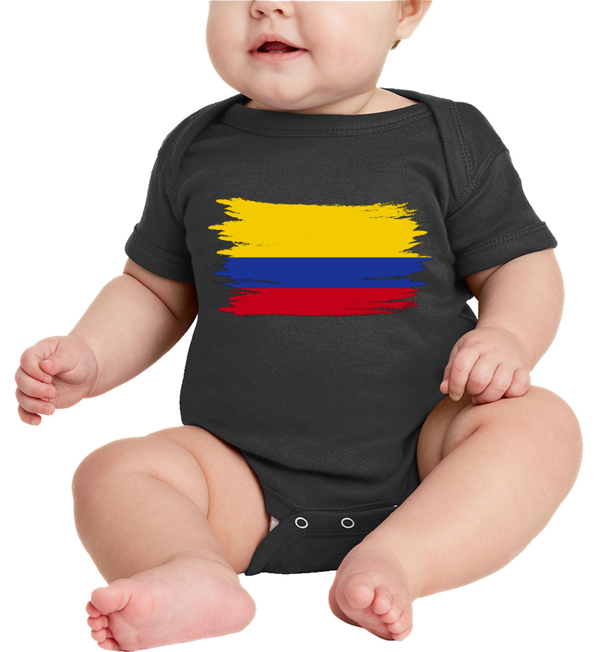 Colombia Flag Baby Onesie