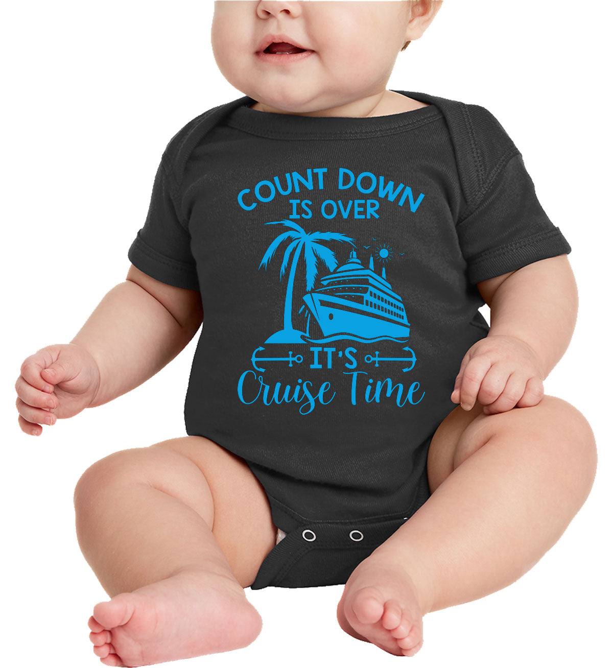 Countdown Is Over It's Cruise Time Baby Onesie