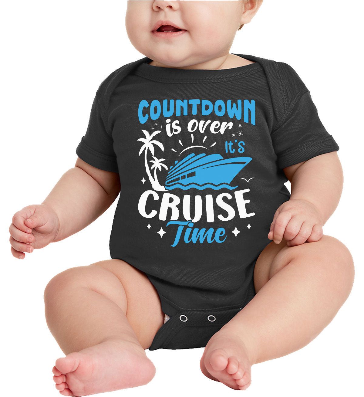 Countdown Is Over It's Cruise Time Baby Onesie