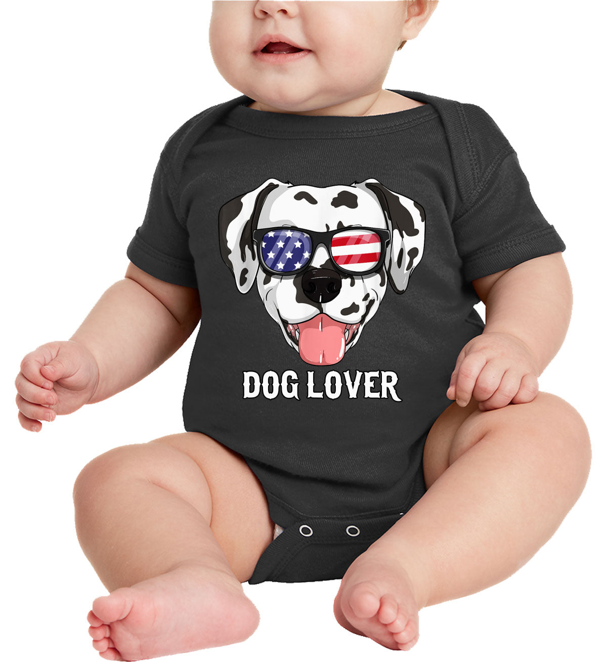 Dalmatian Dog Lover Baby Onesie