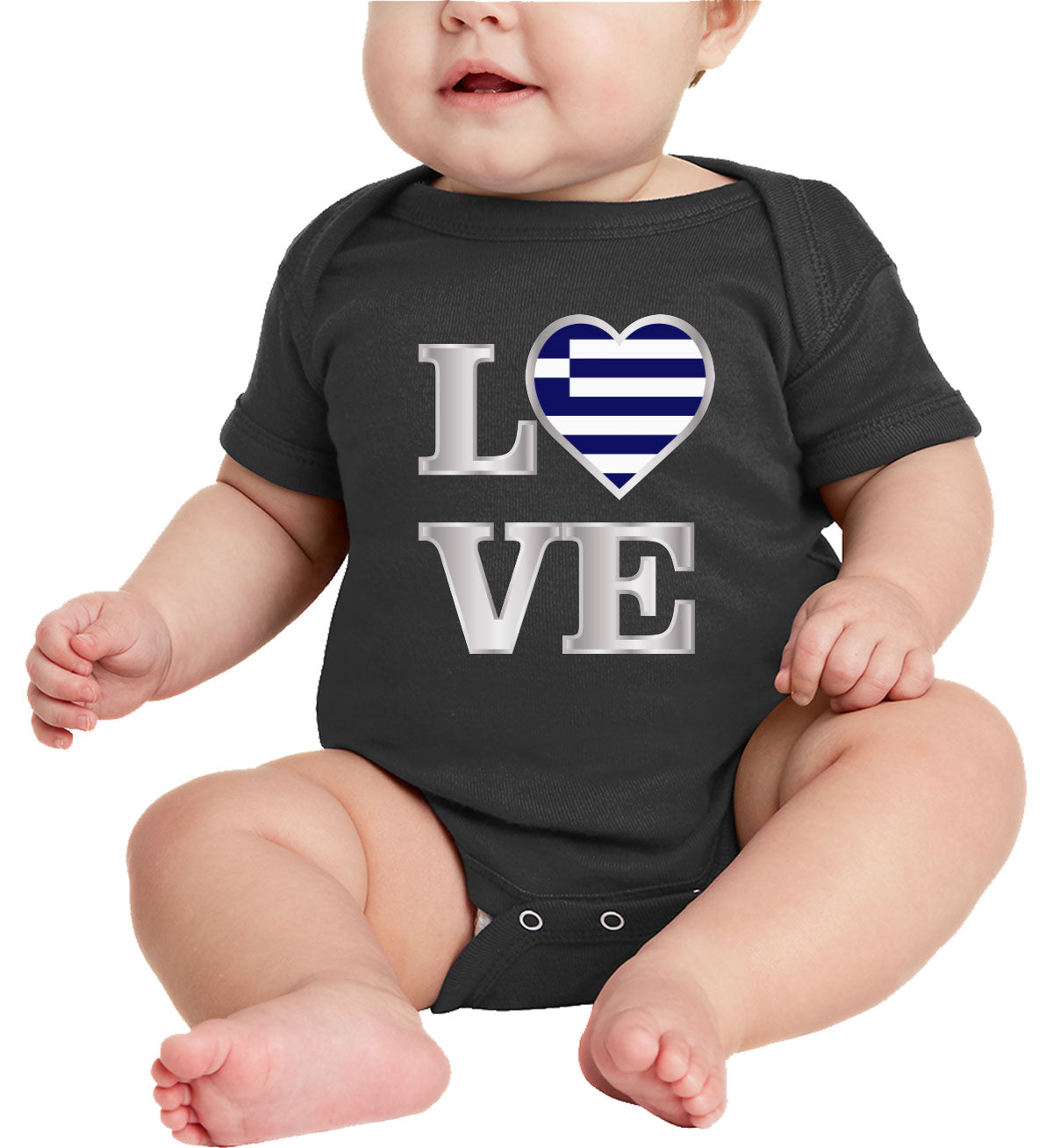 Greece Love Baby Onesie