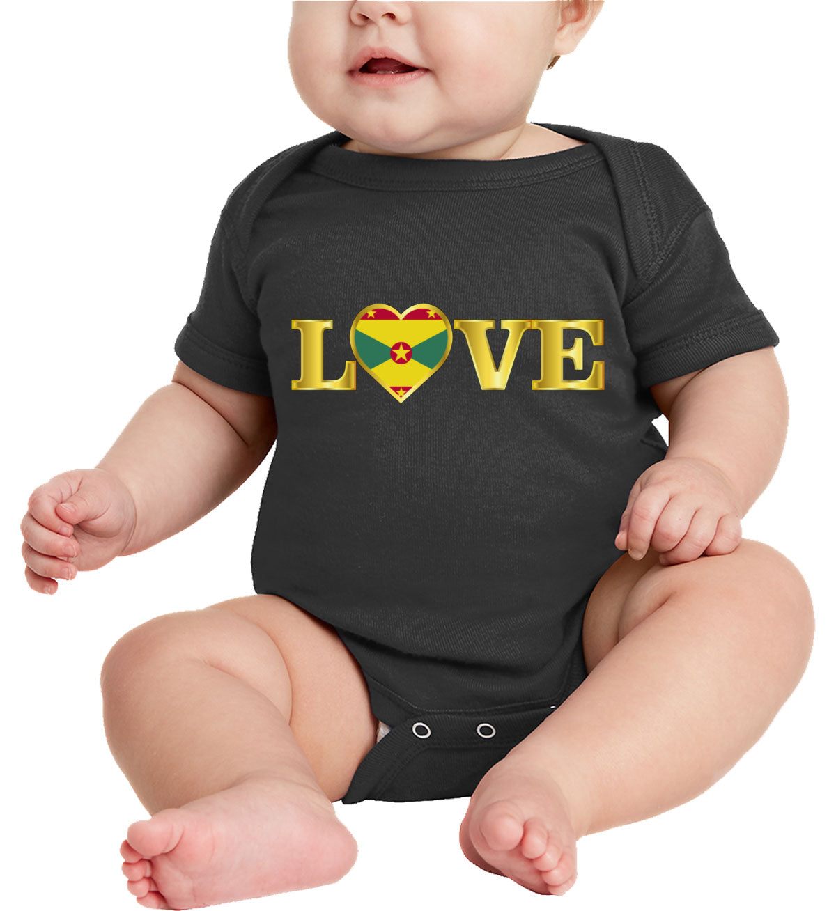 Grenada Love Baby Onesie