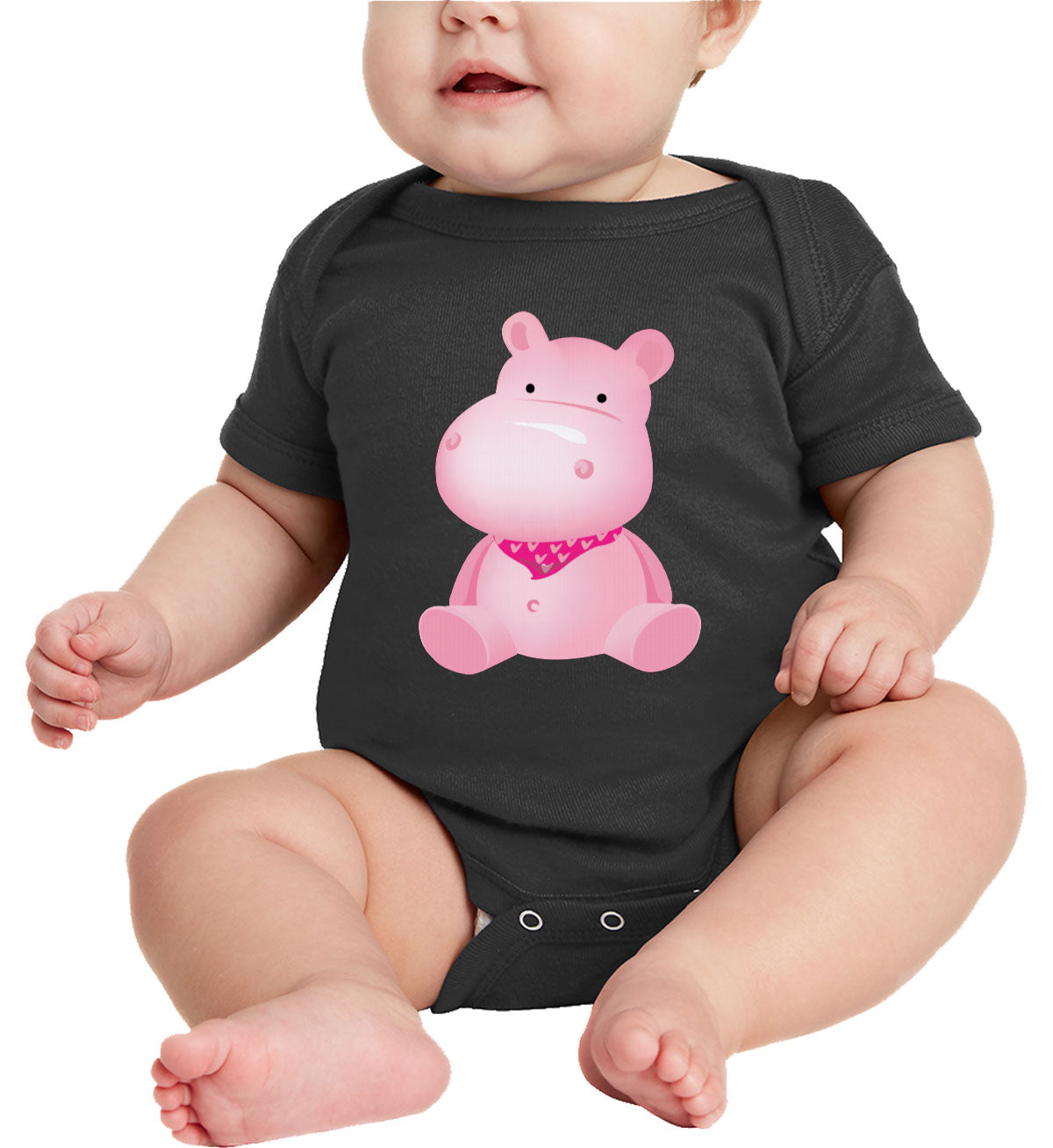 Cute Hippopotamus Baby Onesie