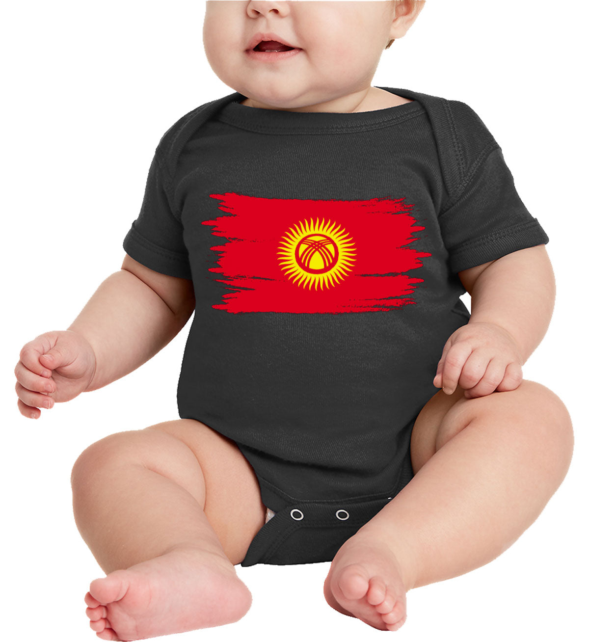 Kyrgyzstan Flag Baby Onesie