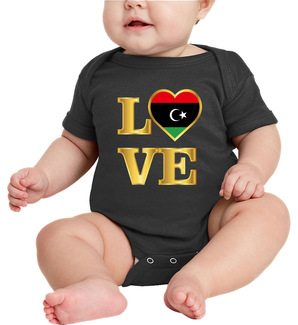 Libya Love Baby Onesie