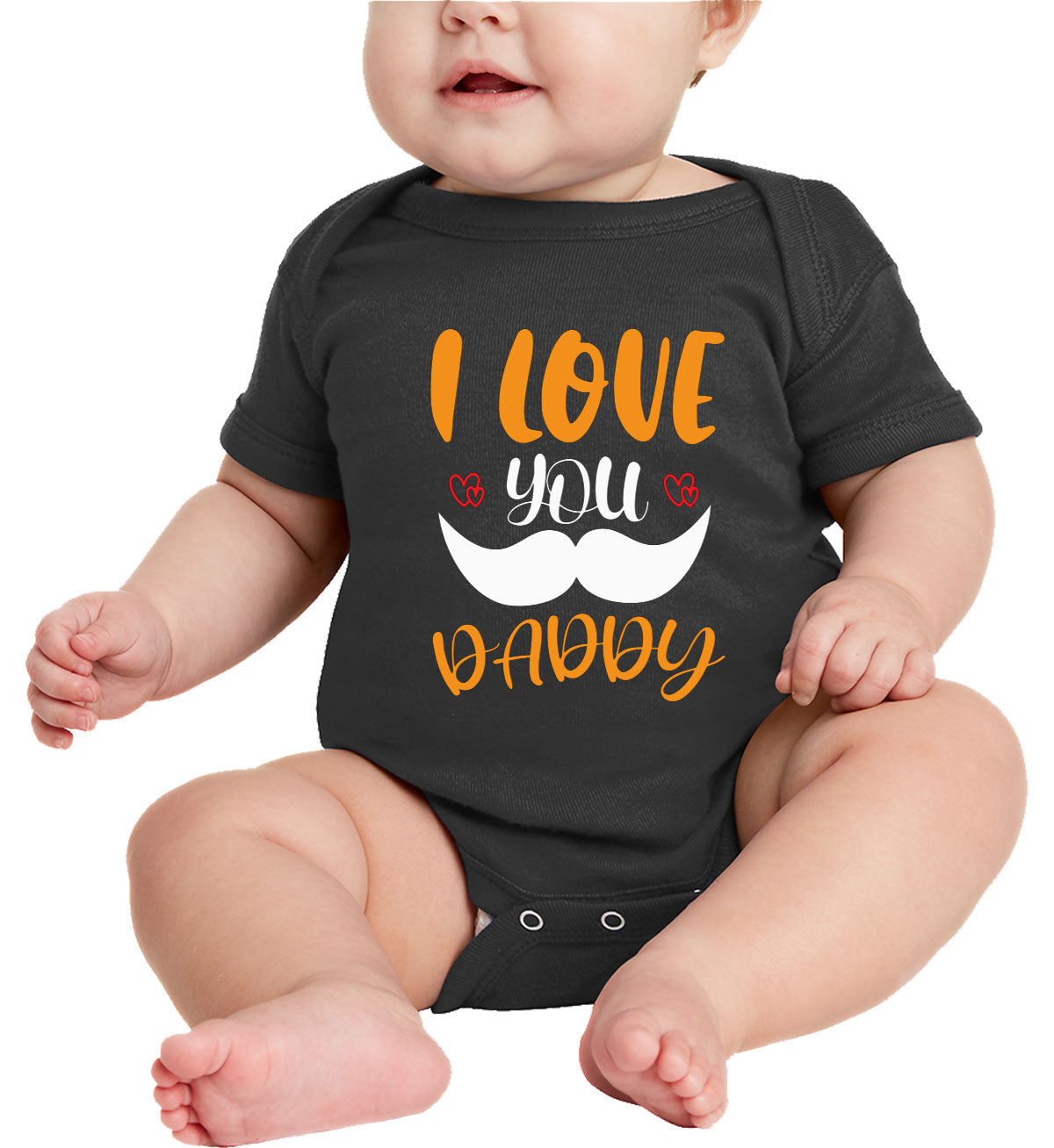 I Love You Daddy Father's Day Baby Onesie