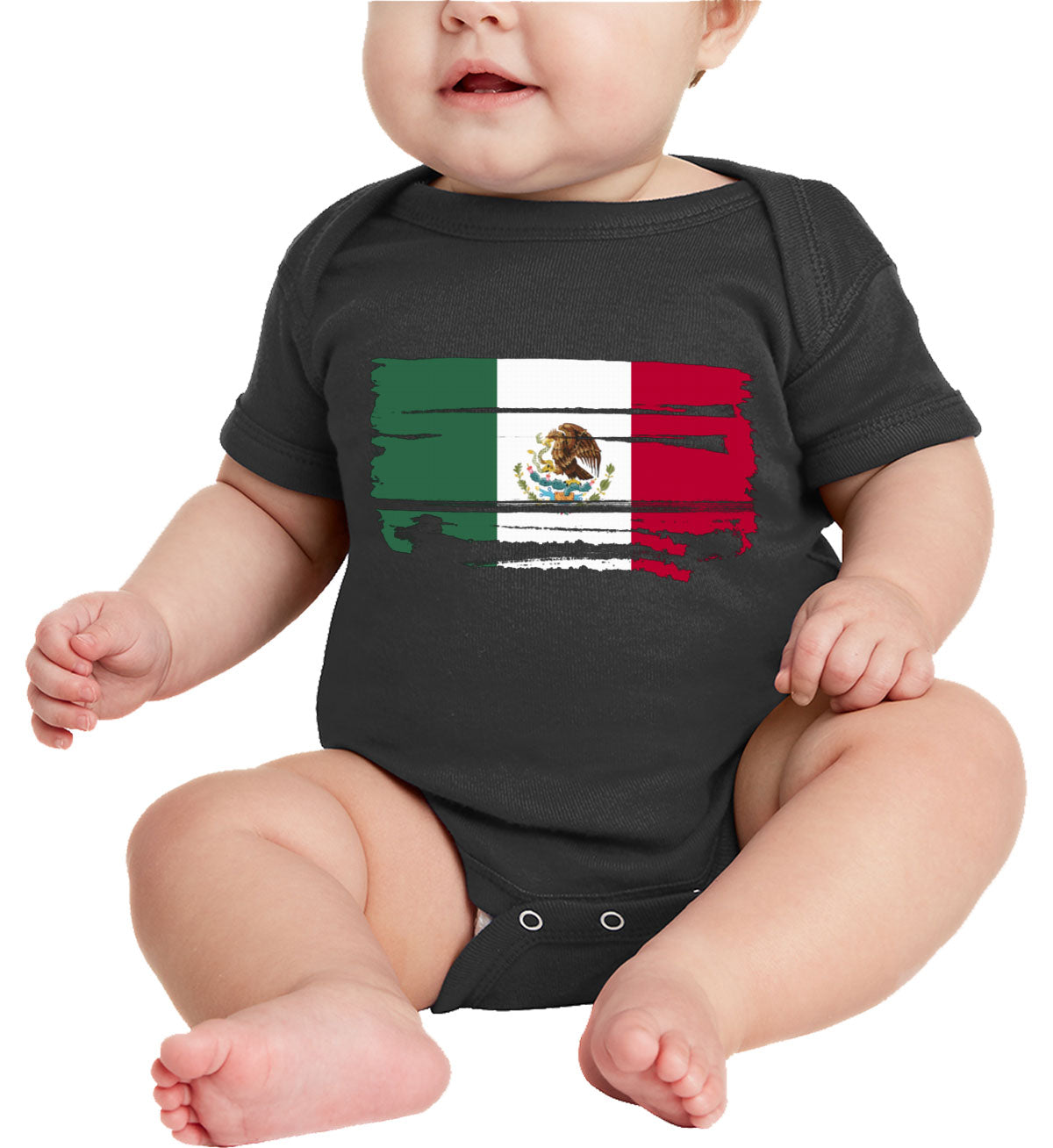 Mexico Flag Baby Onesie