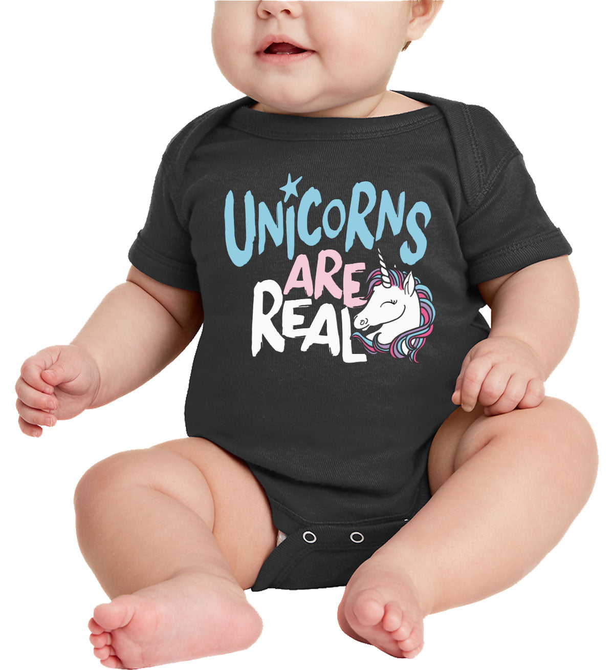 Unicorns Are Real Baby Onesie