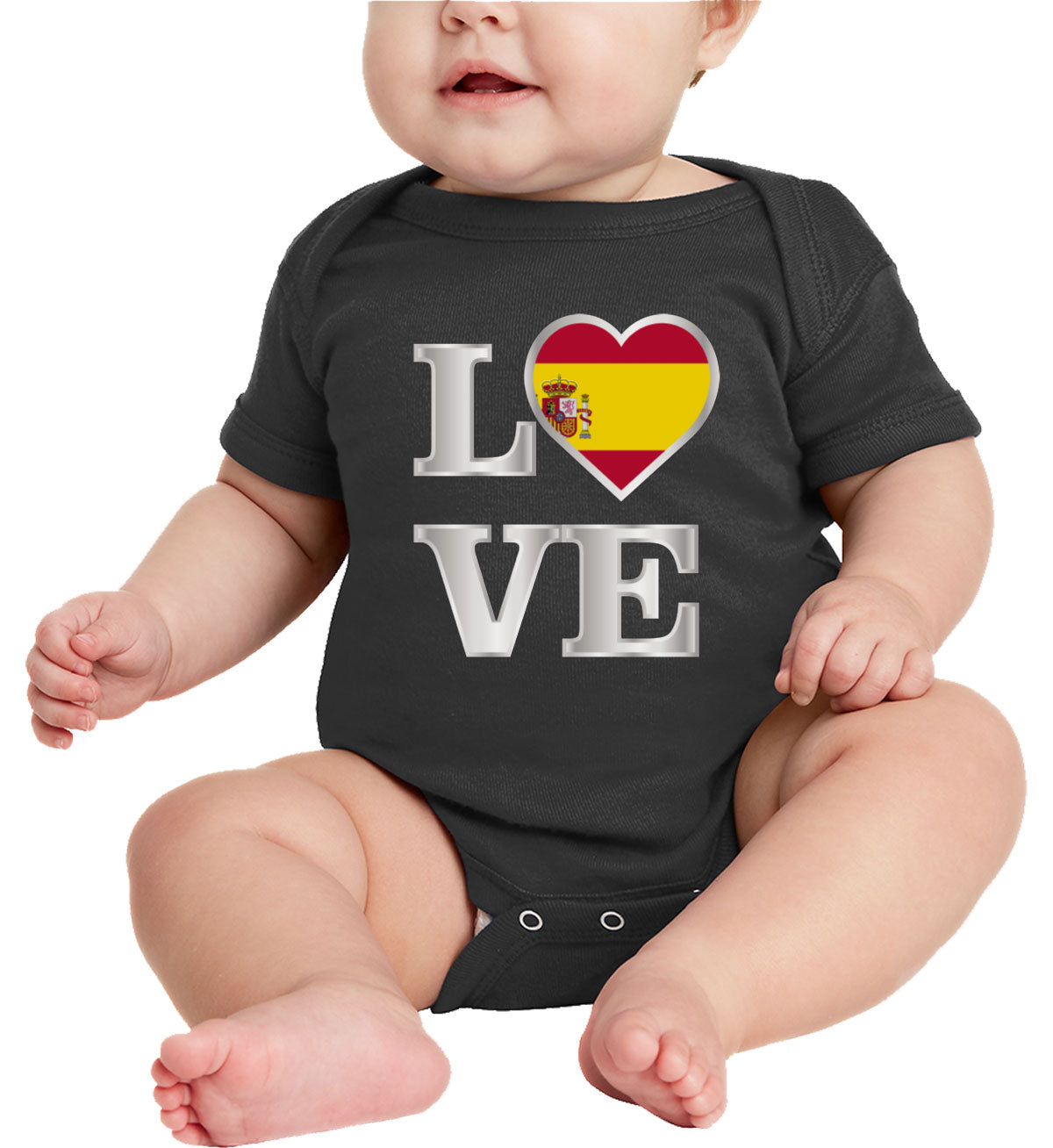 Spain Love Baby Onesie