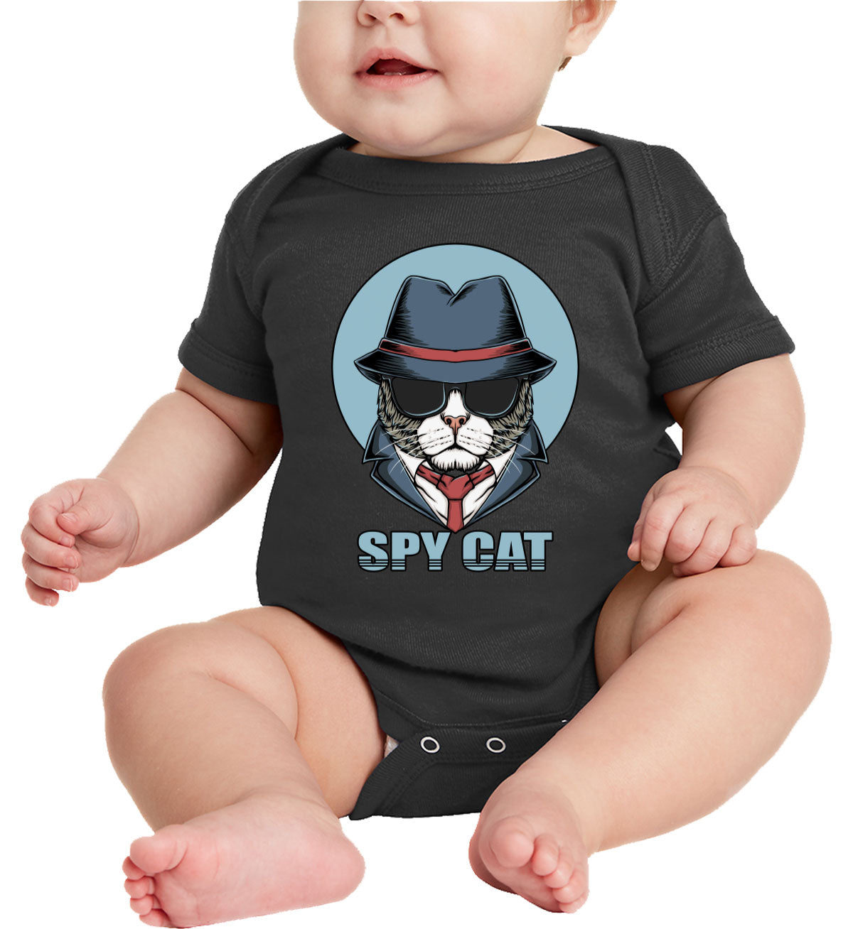 Spy Cat Baby Onesie