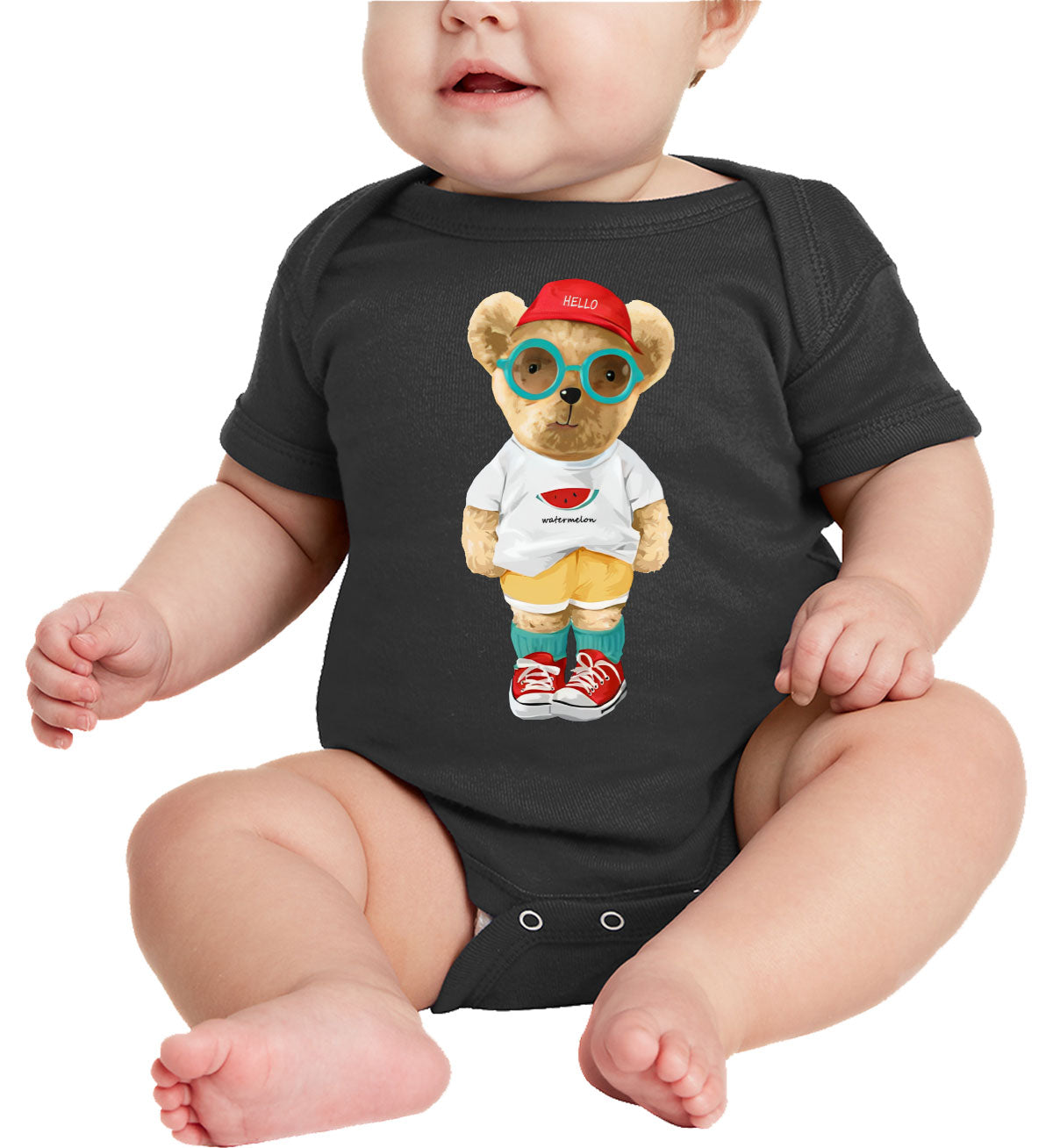 Cute Teddy Bear Baby Onesie