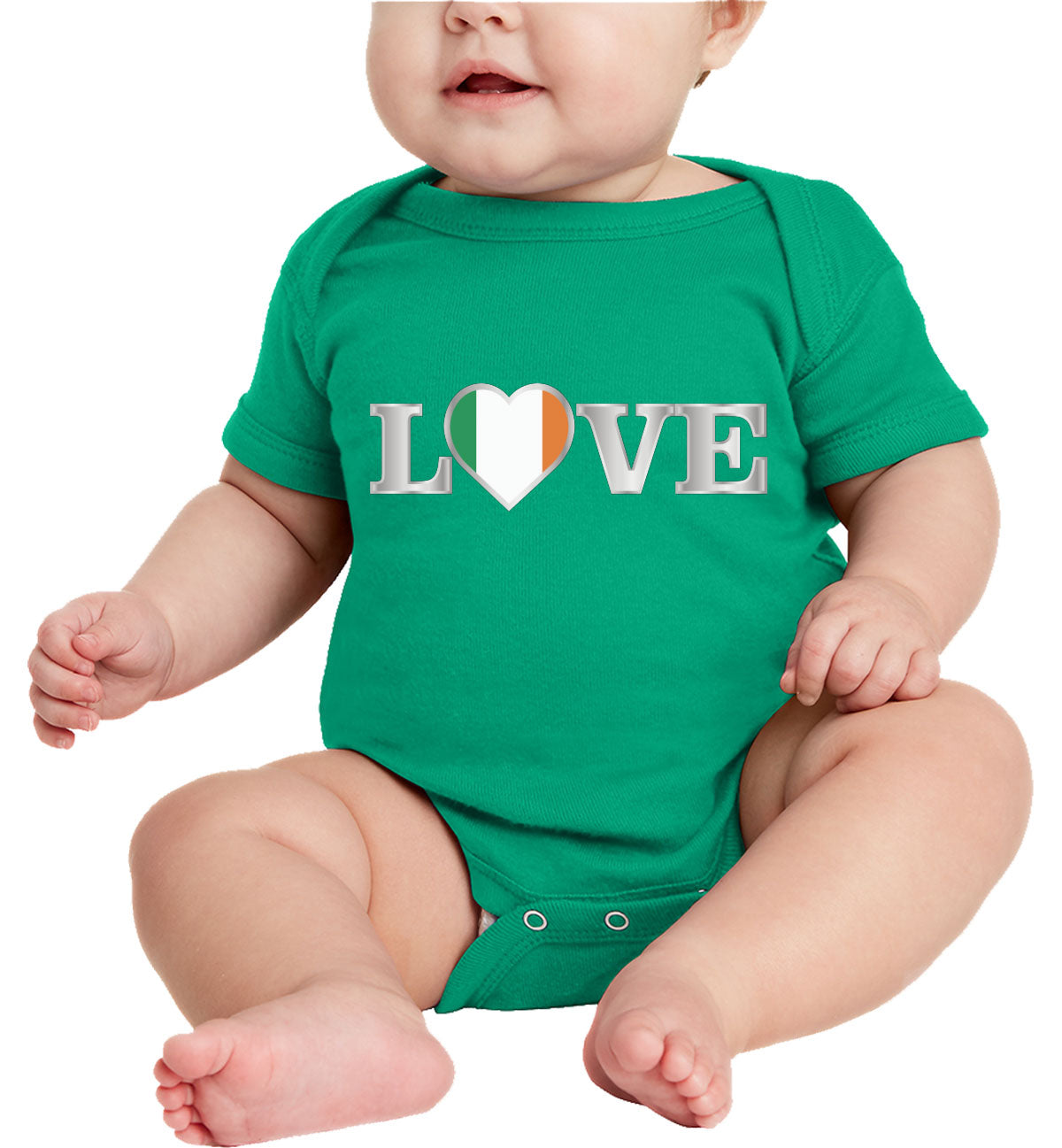 Ireland Love Baby Onesie