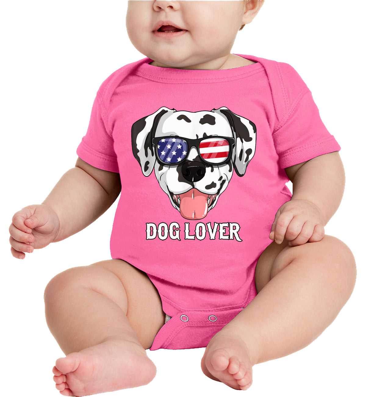 Dalmatian Dog Lover Baby Onesie