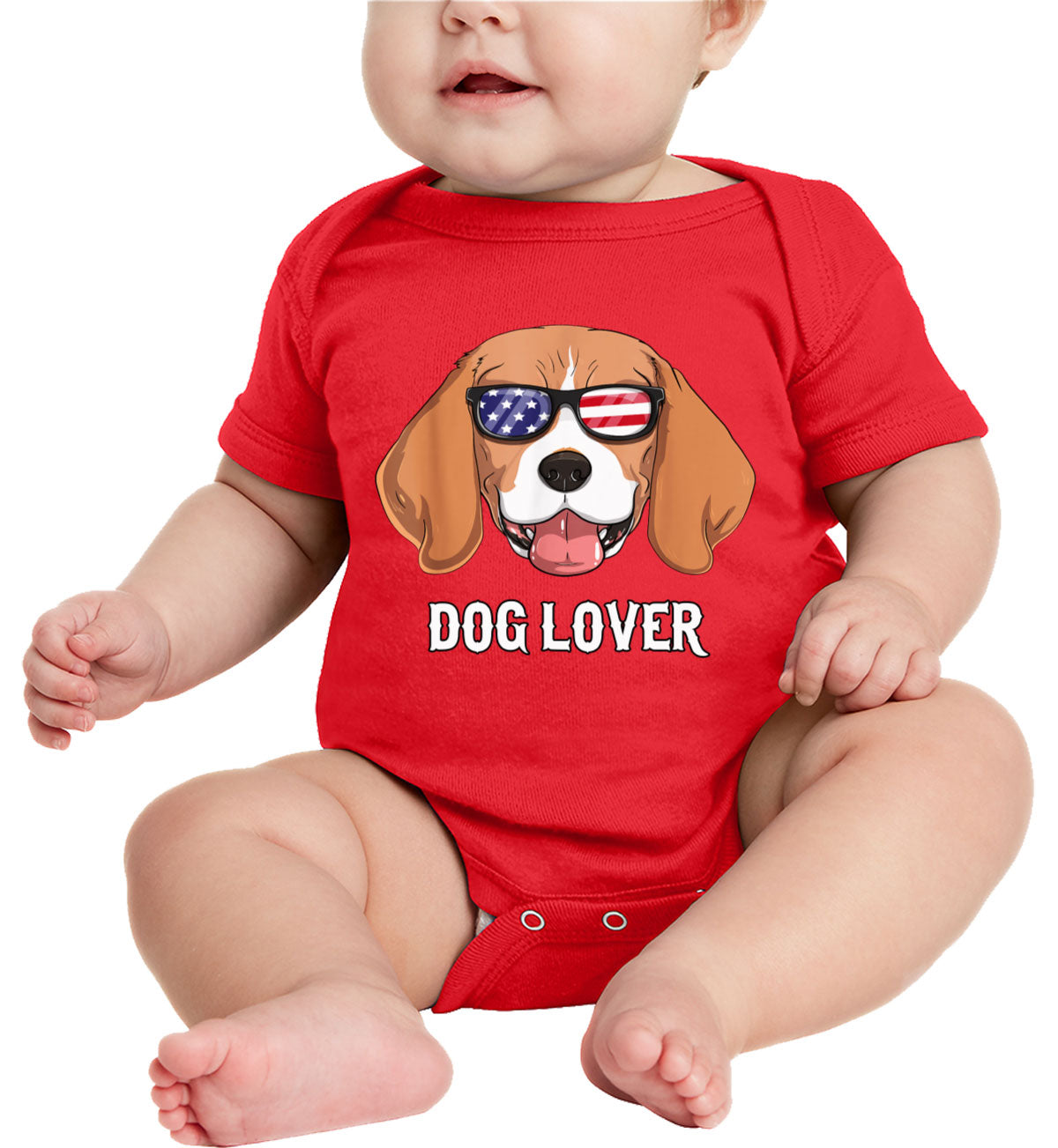 Beagle Dog Lover Baby Onesie