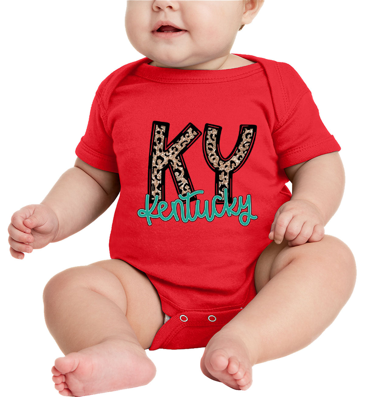 Kentucky State Abbreviation Baby Onesie