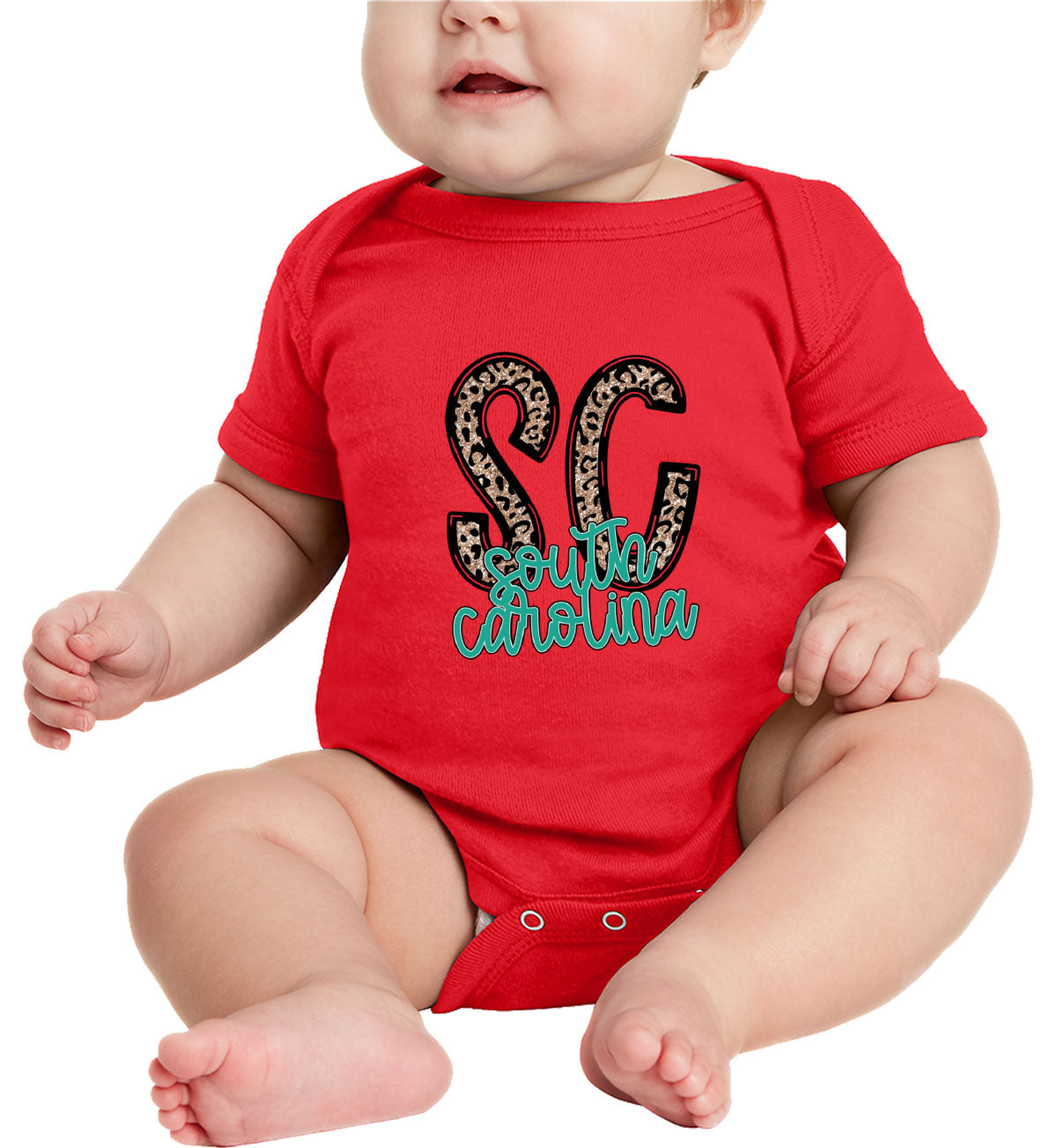 South Carolina State Abbreviation Baby Onesie