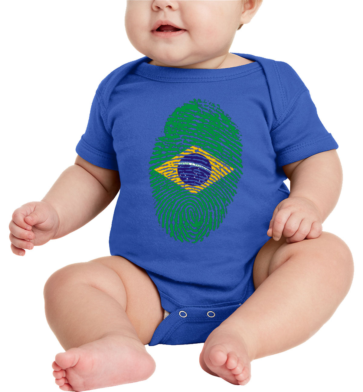 Brazil Fingerprint Baby Onesie