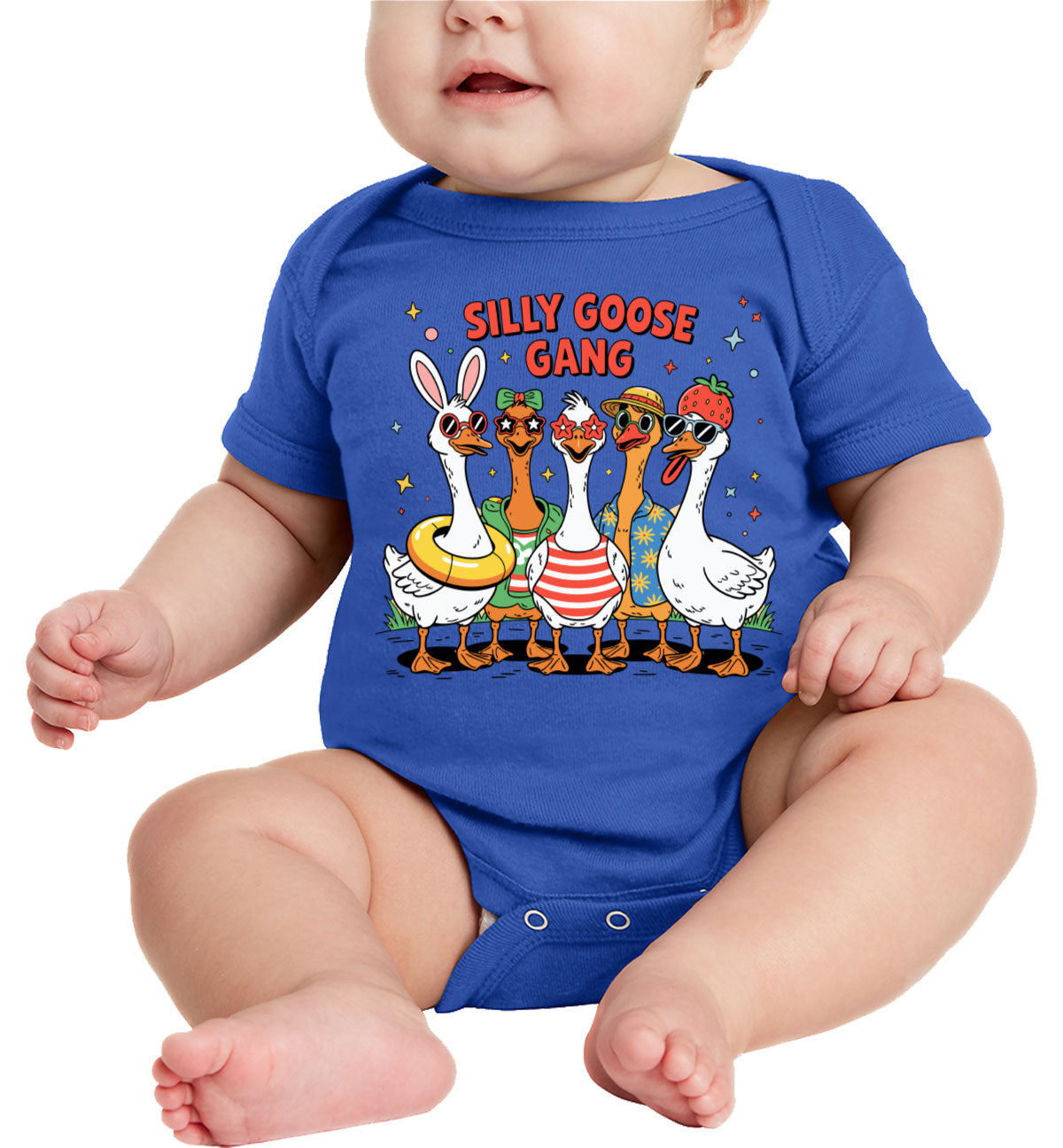Silly Goose Gang Baby Onesie