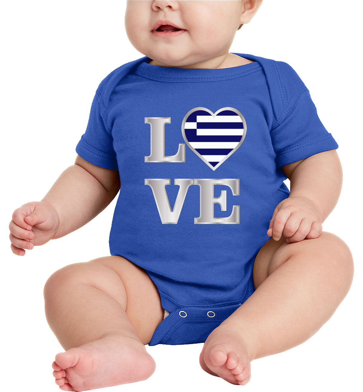 Greece Love Baby Onesie